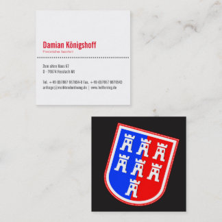 Siebenbürgen Visitenkarten Square Business Card