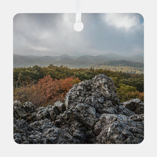 Siebengebirge - Oelberg Metal Tree Decoration (Front)