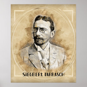 Siegbert Tarrasch, Chess Player Poster