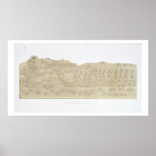 Siege and Plunder of a City, Koujunjik, plate 40 f Poster