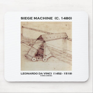 Siege Machine (C. 1480) Leonardo da Vinci Mouse Pad