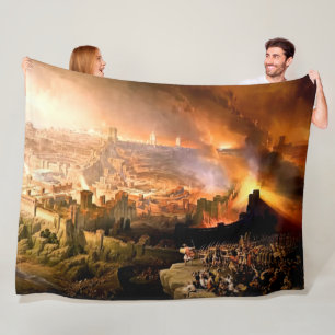 SIEGE of JERUSALEM Fleece Blanket