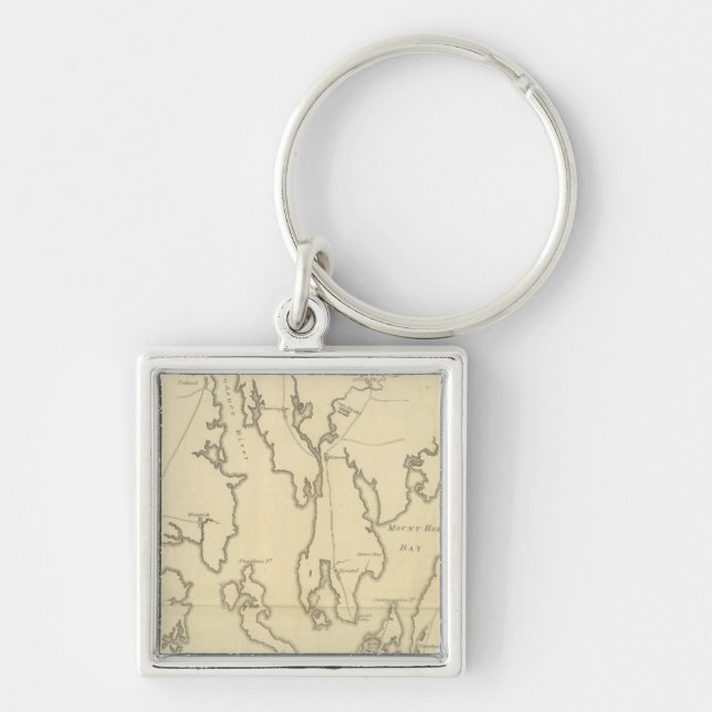 Siege of Newport, Rhode Island Key Ring (Front)
