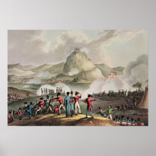 Siege of San Sebastian,  engraved by Thomas Poster