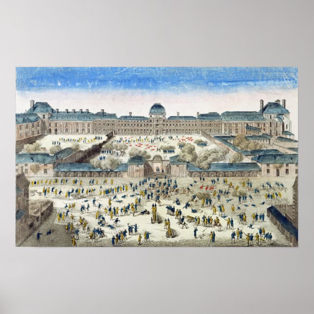 Siege of the Chateau des Tuileries Poster (Front)