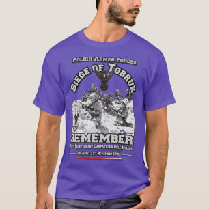 Siege of Tobruk Polish ww2 T-Shirt