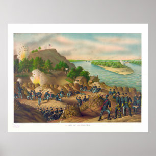 Siege of Vicksburg 13 15 17 Corps Gen US Grant Poster