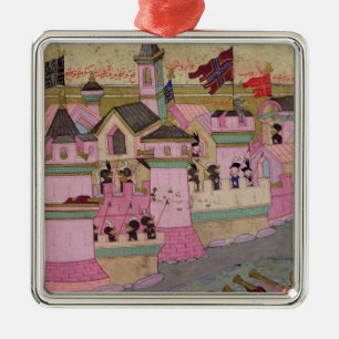 Siege of Vienna by Suleyman I the Magnificent Metal Ornament