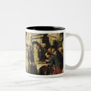 Siege of Yorktown, 17th October 1781, 1836 Two-Tone Coffee Mug