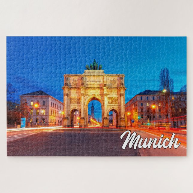 Siegestor, Munich, Germany Jigsaw Puzzle (Horizontal)