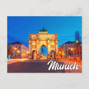 Siegestor, Munich, Germany Postcard