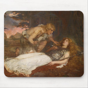 Siegfried and Brunhilde by Charles Ernest Butler Mouse Pad