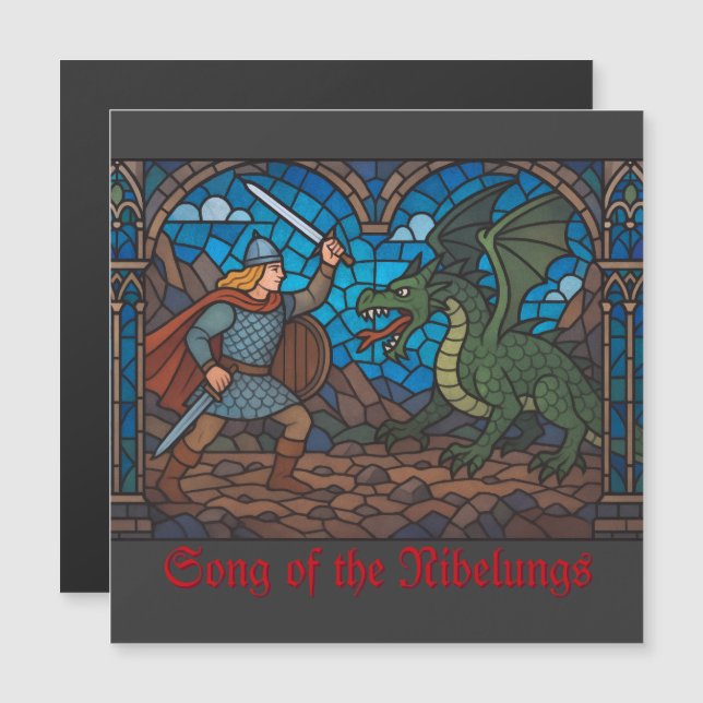 Siegfried fighting the Dragon (Front/Back)