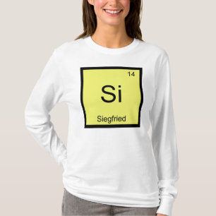 Siegfried Name Chemistry Element Periodic Table T-Shirt