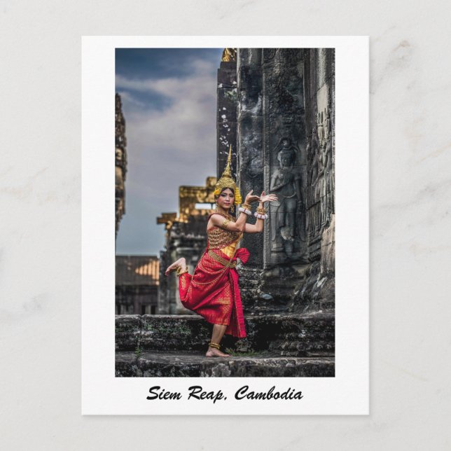 Siem Reap, Cambodia Postcard (Front)