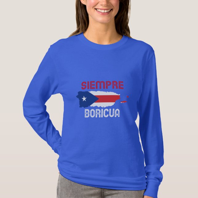 Siempre Boricua T-Shirt (Front)