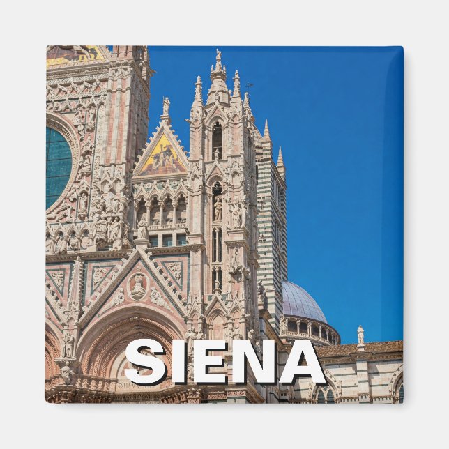 Siena Italy Travel Duomo Cathedral Magnet (Front)