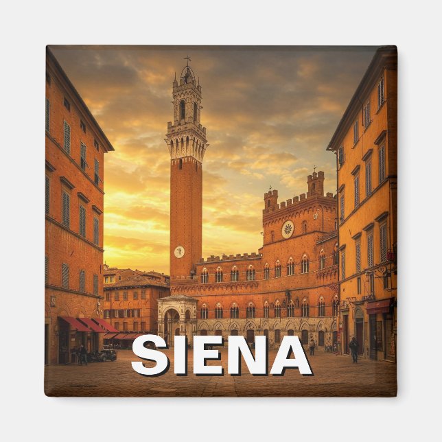 Siena Italy Travel Magnet (Front)