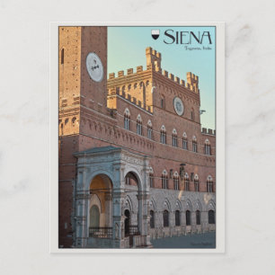 Siena - Palazzo Pubblico Morning Postcard