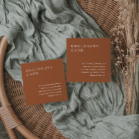 SIENNA Bohemian Enclosure Card Invitation Insert