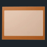 Sienna brown colour accent ready to customise notepad<br><div class="desc">This custom stylish product in Sienna brown colour accent for yourself or as a gift sure to make an impression in all occasions. Click on the "Customise it!" button to reveal tools to customise this product if you wish using a text editor and an image loader.</div>