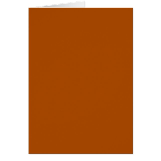 Sienna brown colour decor ready to customise (Front)