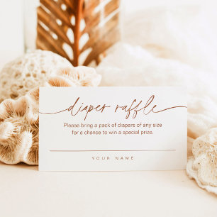 SIENNA Diaper Raffle Ticket Card