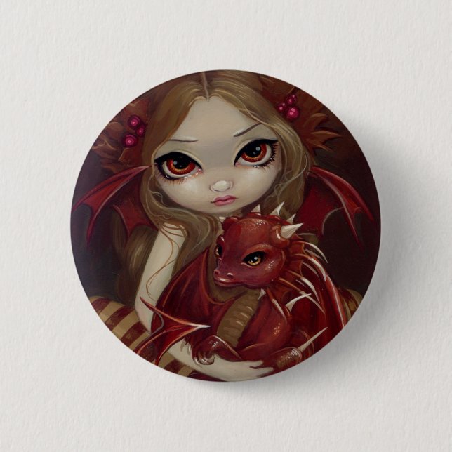 "Sienna Dragonling" Button (Front)