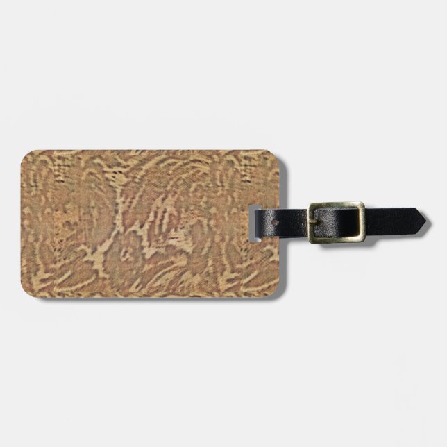Sienna Floral Luggage Tag (Front Horizontal)