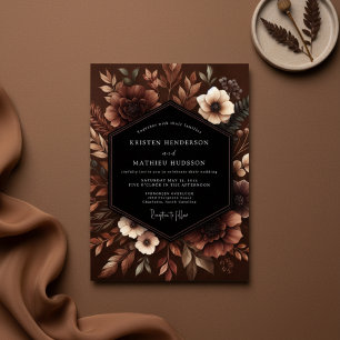 Sienna Moody Bloom Wedding Invitation