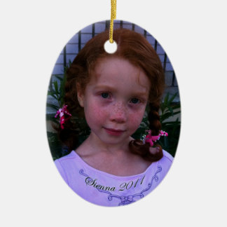 Sienna Oval Ceramic Tree Decoration