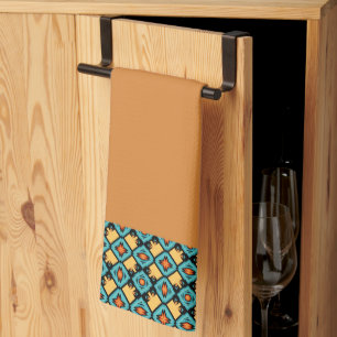 Sienna Reddish Orange Tea Towel