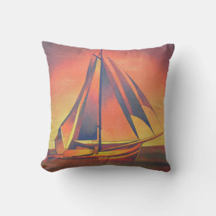 Sienna Sails at Sunset Cushion