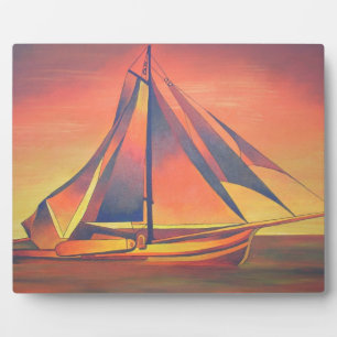 Sienna Sails at Sunset Plaque