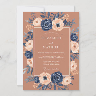 Sienna Stately Harvest Wedding Invitation