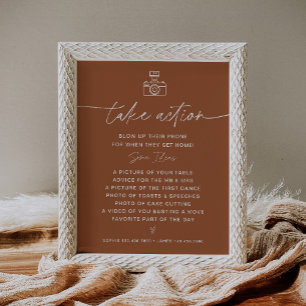 SIENNA Take Action Wedding I Spy Sign