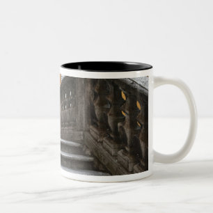 Sienna, Tuscany, Italy - Low angle view of Two-Tone Coffee Mug