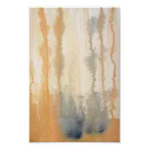 Sienna Wilds Watercolor Abstract Photo Print
