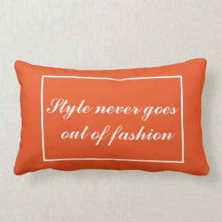 Sierkussen with text lumbar cushion