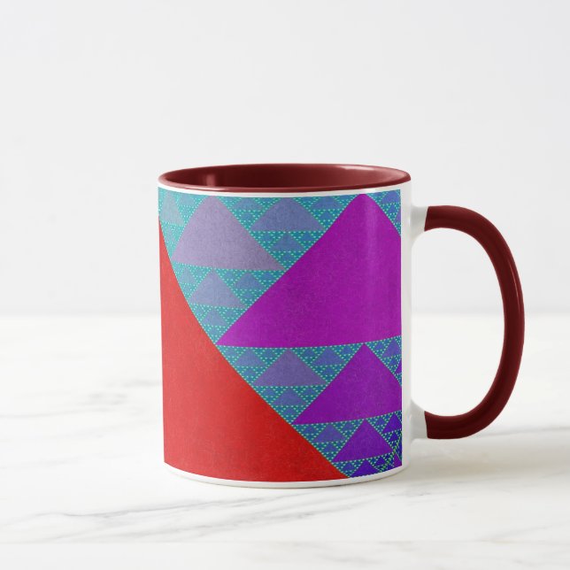 Sierpinski Quilt Mug (Right)