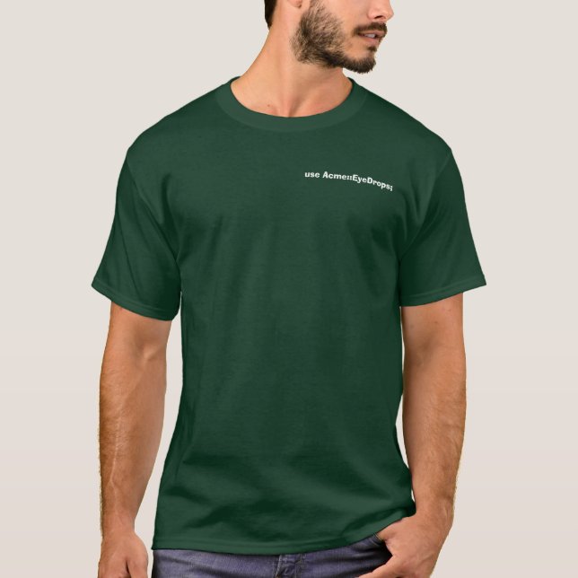 Sierpinski triangle from Acme::EyeDrops T-Shirt (Front)
