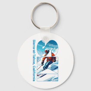 Sierra-at-tahoe Cool Skiing Vacation Ski Outdoor S Key Ring