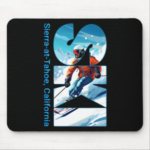 Sierra-at-tahoe Cool Skiing Vacation Ski Outdoor S Mouse Pad