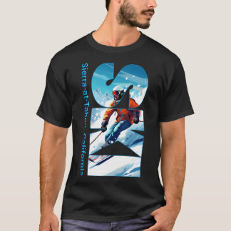 Sierra-at-tahoe Cool Skiing Vacation Ski Outdoor S T-Shirt