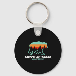 Sierra-at-tahoe Skiing Snowboarding California Bea Key Ring