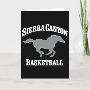 Sierra Canyon Sketll With Horse Card