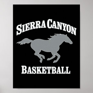 Sierra Canyon Sketll With Horse Poster