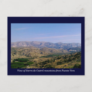 Sierra de Castril mountains, Granada, Spain Postcard