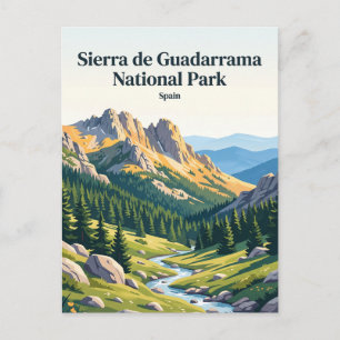 Sierra de Guadarrama National Park Spain Postcard