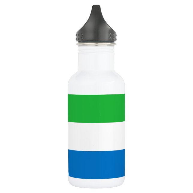 Sierra Leone Flag 532 Ml Water Bottle (Left)